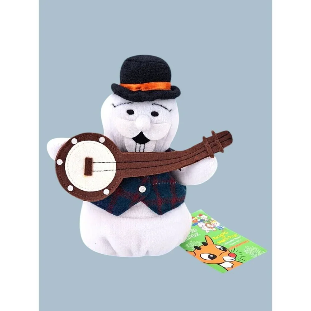 Vintage Sam The Snowman Plush Rudolph Island Of Misfit Toys 1998 Stuffins CVS